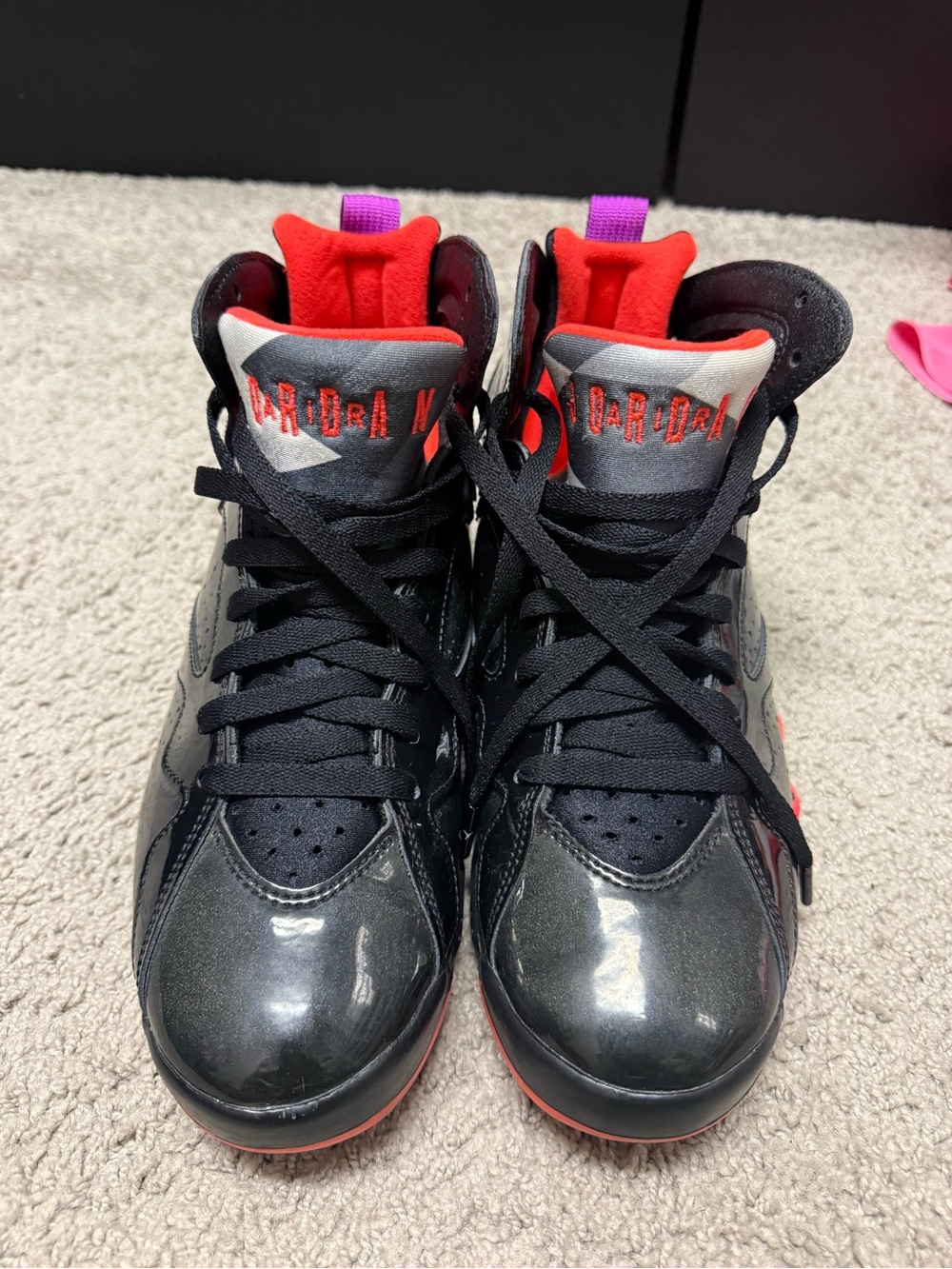 Jordan Women’s Retro 7 “Black Gloss” size 9.5 W
